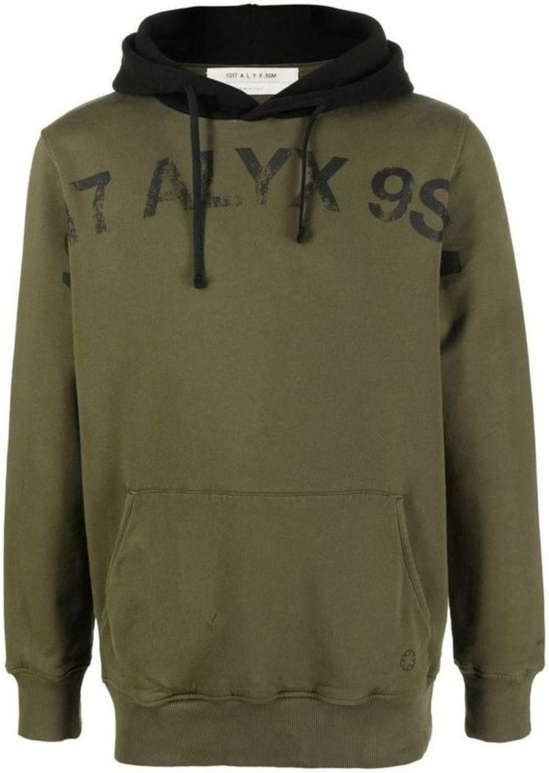 1017 1017 ALYX 9SM 9SM logo-print cotton hoodie