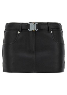 1017 ALYX 9SM 'Leather Buckle Mini' skirt