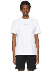 1017 ALYX 9SM White Collection Name T-Shirt
