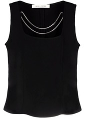 1017 ALYX 9SM chain-detail sleeveless blouse