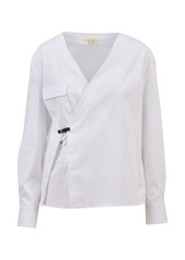 1017 ALYX 9SM White Wrap Shirt
