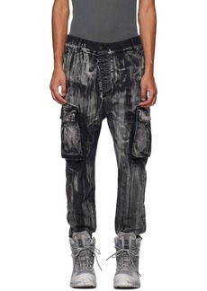 11 by Boris Bidjan Saberi Black P21B Denim Cargo Pants