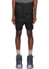 11 by Boris Bidjan Saberi Black P29 Coated Shorts