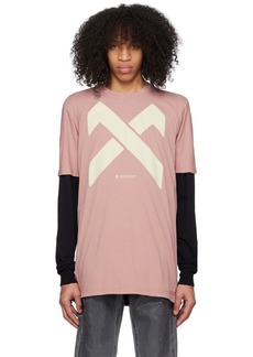 11 by Boris Bidjan Saberi Pink Garment-Dyed T-Shirt