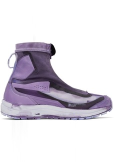 11 by Boris Bidjan Saberi Purple Salomon Edition Bamba 2 High Sneakers