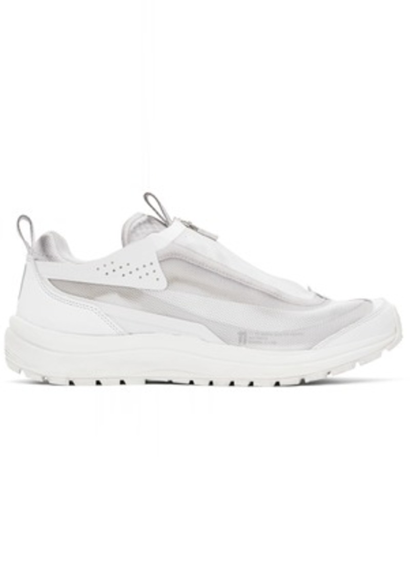 11 by Boris Bidjan Saberi White & Gray Salomon Edition Bamba 2 Low Sneakers