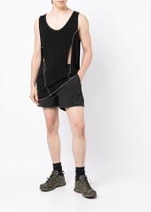 11 by Boris Bidjan Saberi embroidered-logo detail shorts