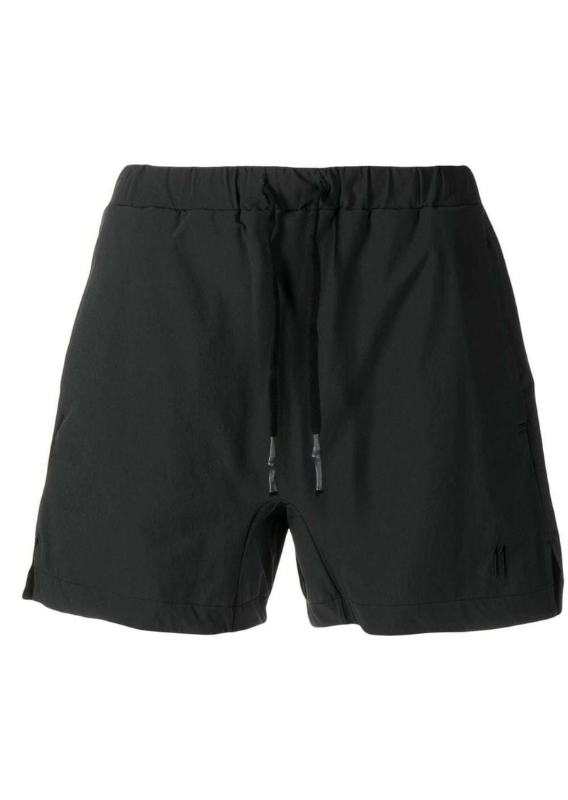 11 by Boris Bidjan Saberi embroidered-logo detail shorts