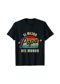 1901 El Papa Mas Chingon Funny Spanish Fathers Day T-Shirt