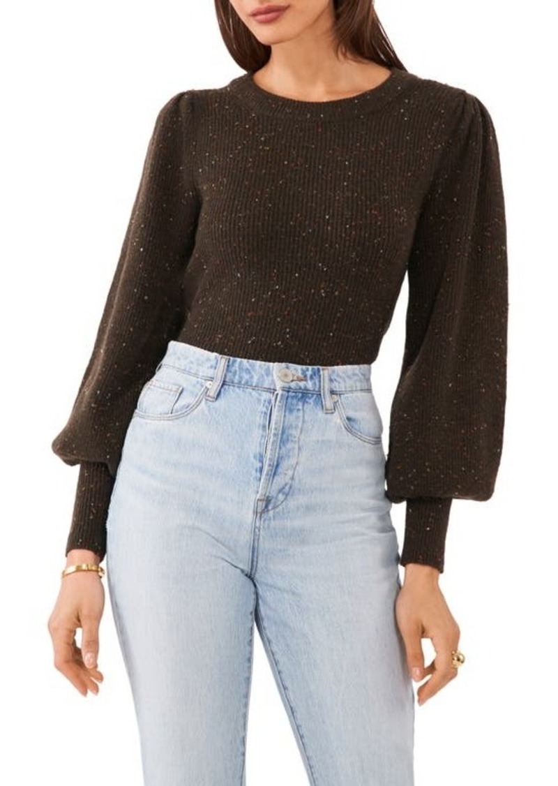 1.STATE Speckled Crewneck Sweater