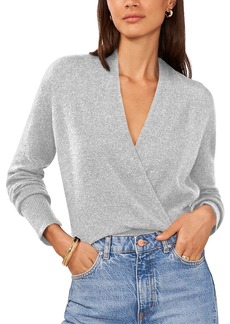 1.state Cross Front Long Sleeve Sweater