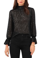1.state Draped Back Sequin Top