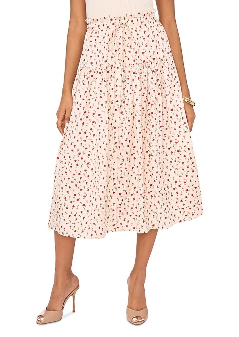 1.state Drawstring Midi Skirt