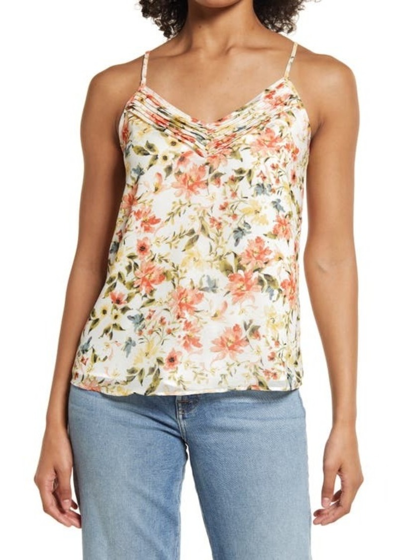 1.STATE Pintuck Print Camisole