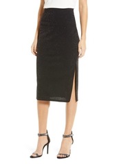 1.STATE Pull-On Midi Skirt in Rich Black at Nordstrom