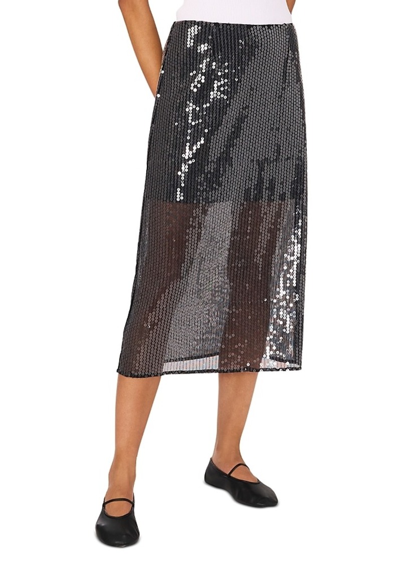 1.state Sequin Midi Skirt