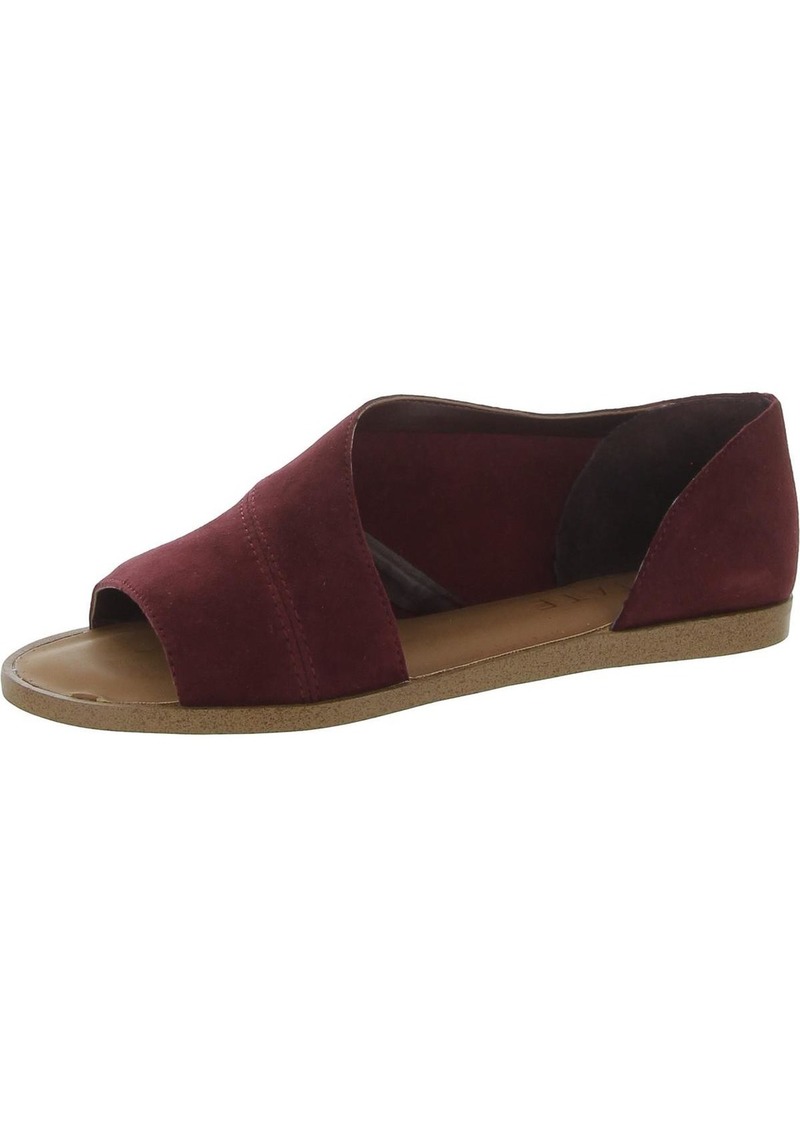 1.STATE Celvin Womens Leather Open Toe D'Orsay