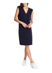 1.STATE Womens Cinched Waist V-Neck Casual Dress