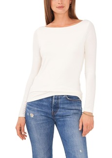 1.STATE Womens Cowl Neck Strap Blouse