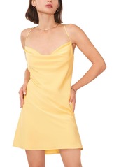 1.STATE Womens Satin Mini Slip Dress