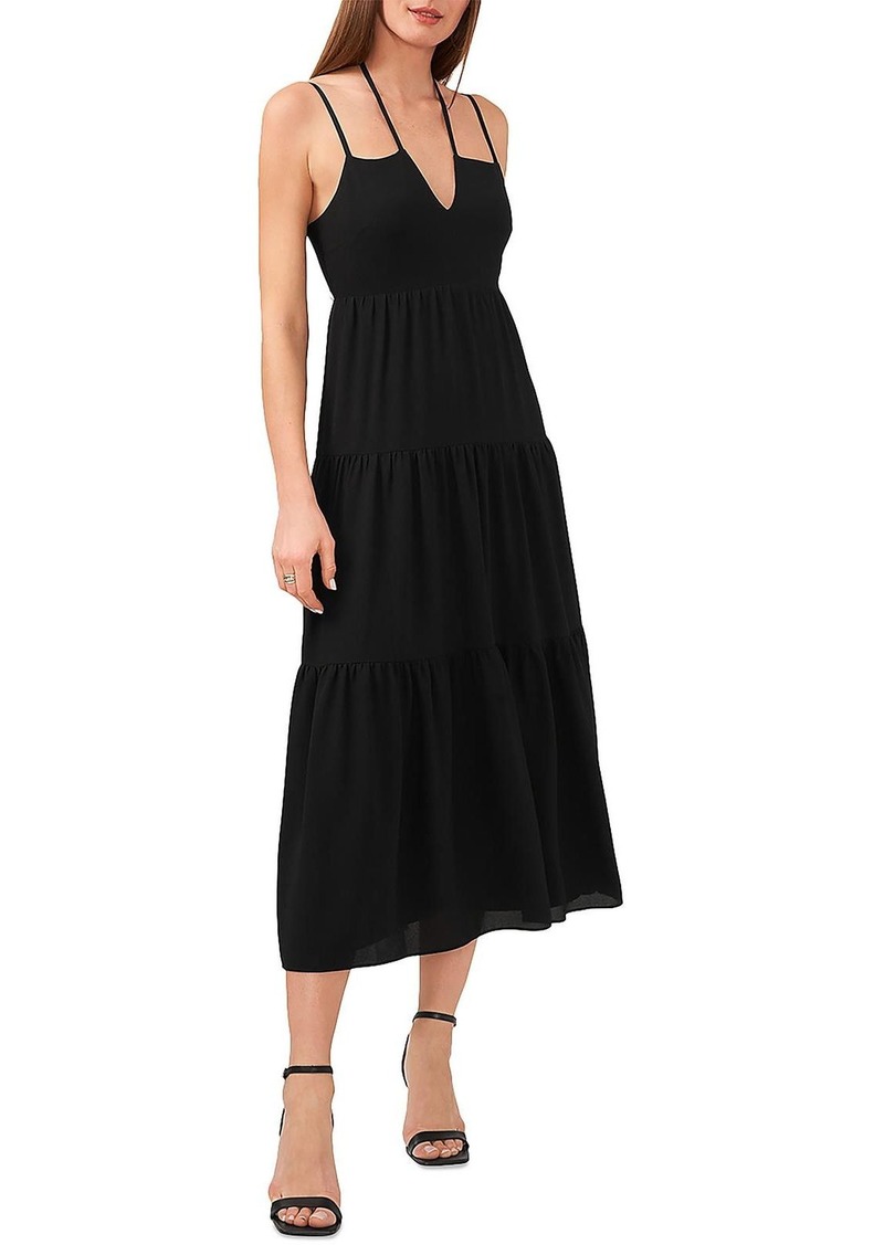 1.STATE Womens Tie Front Long Maxi Dress