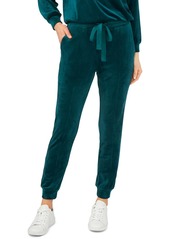 1.STATE Womens Velour Pull On Jogger Pants