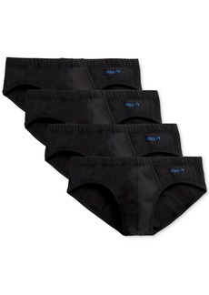 2(x)ist Men's 4 Pack Stretch Cotton Bikini Briefs - Black