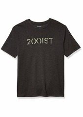 2(X)IST Men's Active Short Sleeve Logo T-Shirt