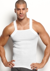2(x)ist Men's Essential 2 Pack Square-Cut Tank - Charcoal Heather