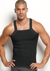 2(x)ist Men's Essential 2 Pack Square-Cut Tank - Charcoal Heather