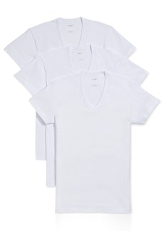 2(x)ist Men's Essential 3 Pack Slim Fit T-Shirt - White