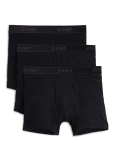 2(X)IST mens Essential Cotton Boxer Brief 3-pack Underwear   US