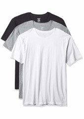 2(X)IST mens Essential Cotton Crew Neck T-shirt 3-pack Base Layer Top   US