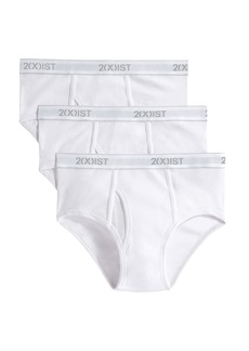2(X)IST mens Essential Cotton Fly Front Brief 3-pack Underwear   US