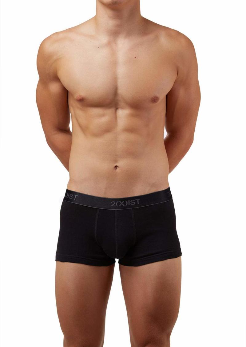 2(X)IST mens Essential Cotton No Show Trunk 3-pack Underwear   US