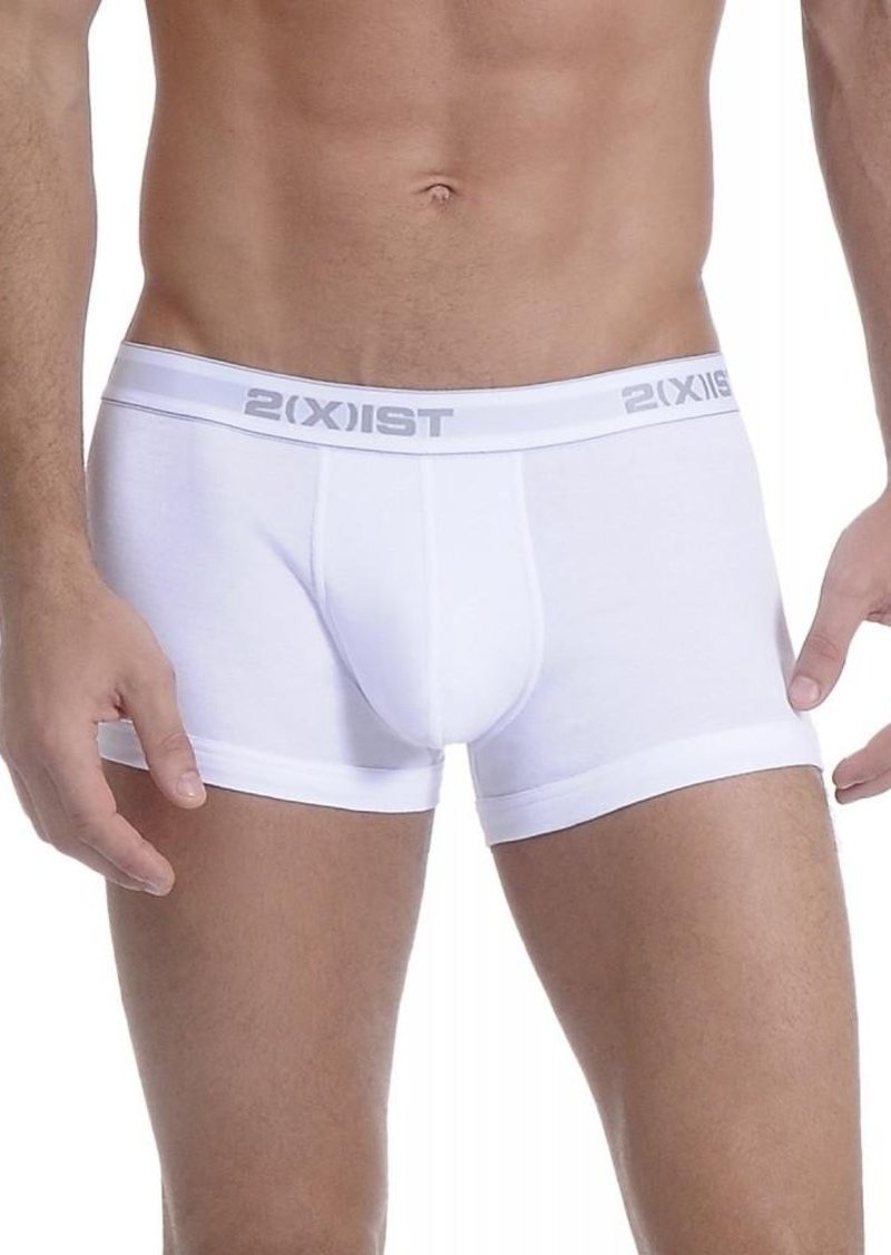 2(X)IST mens Essential Cotton No Show Trunk 3-pack Underwear   US