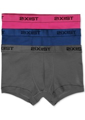 2(x)ist Men's Essential No-Show Trunks 3-Pack