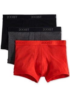 2(x)ist Men's Essential No-Show Trunks 3-Pack