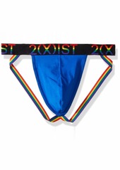 2(X)IST mens Pride Cotton Stretch Jock Strap Base Layer Underwear   US