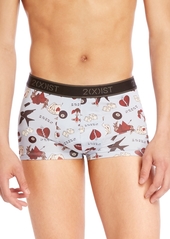 2(x)ist Men's Printed No-Show Trunks