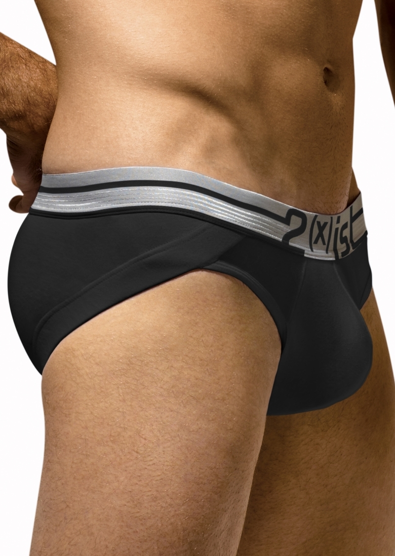 2(x)ist Men's Underwear, Dual Lifting No Show Tagless Brief