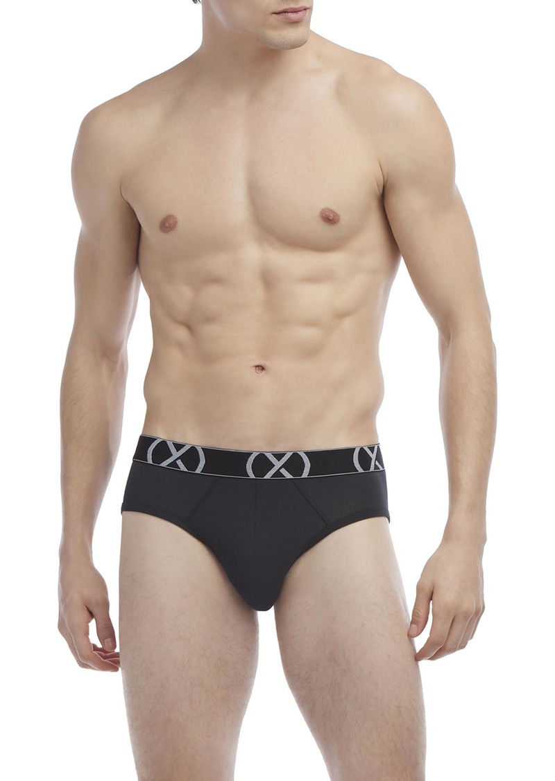 2(X)IST Men's (X) Modal 4-Pack No Show Brief