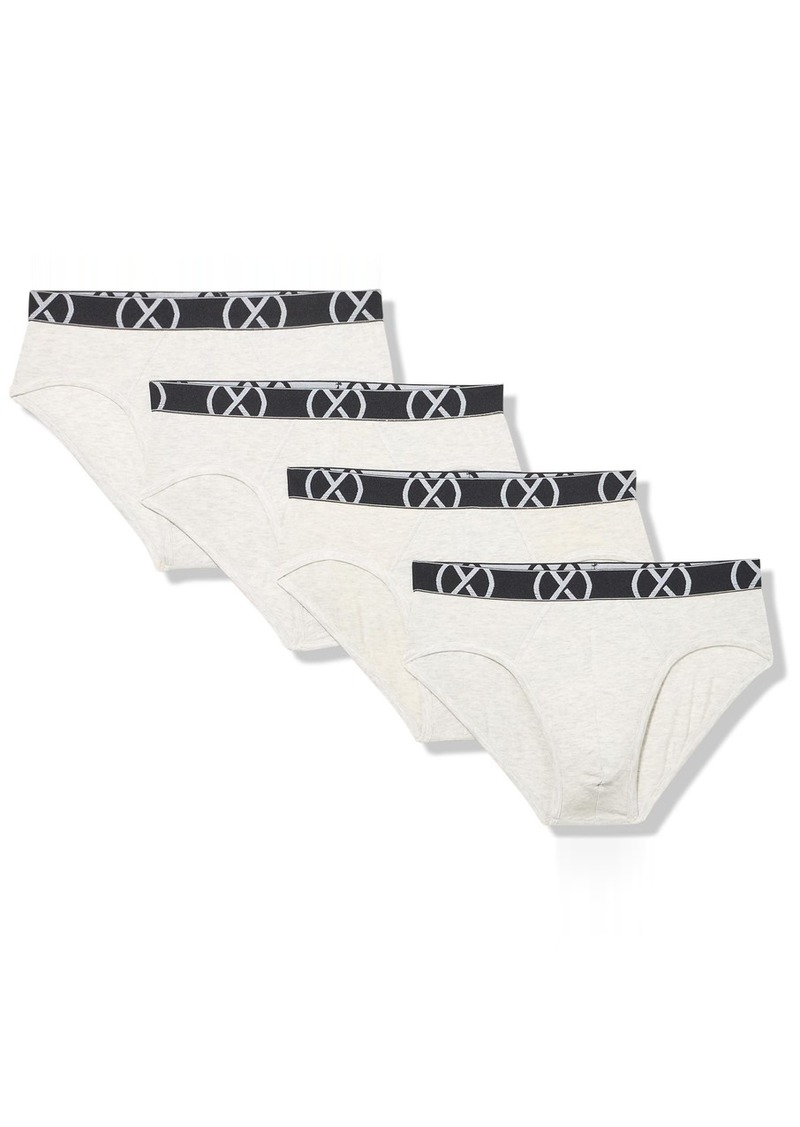 2(X)IST Men's (X) Modal 4-Pack No Show Brief