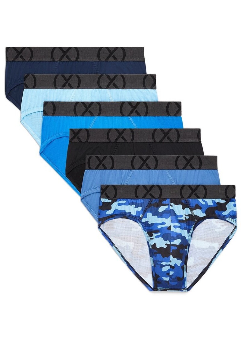 2(X)IST Set of 6 Sport Mesh Brief