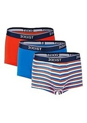 2(x)ist 3-Pack No-Show Boxer Trunks