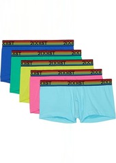 2(x)ist 5-Pack Pride No Show Trunks