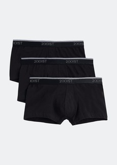 2(x)ist Cotton Stretch No-Show Trunk 3-Pack - L - Also in: XL, M, S