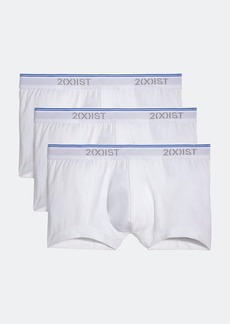 2(x)ist Cotton Stretch No-Show Trunk 3-Pack - M - Also in: XL, S, L