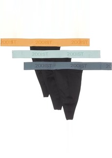 2(x)ist Essential Cotton 3-Pack Classic Thong