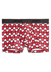 2(x)ist Graphic Micro No Show Heart Trunks